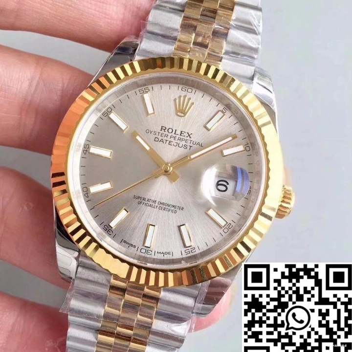 II Datejust M126333-0004 EW Rolex Factory Rhodium Dial 1219